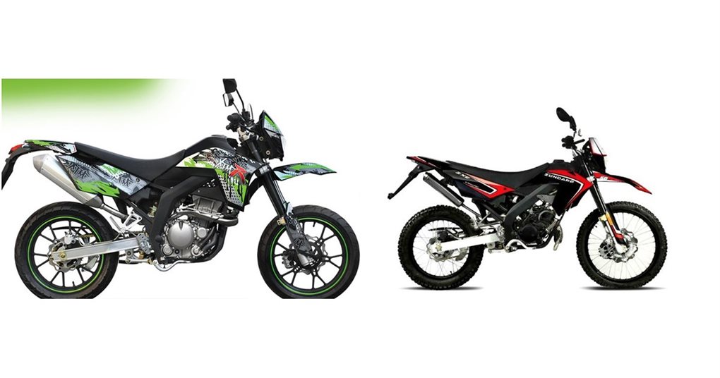 Motorrad Vergleich Hanway STR 50 2018 vs. Zündapp ZXM 50 2020