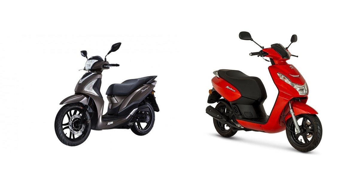 Motorrad Vergleich Sym Symphony St Vs Peugeot Kisbee T