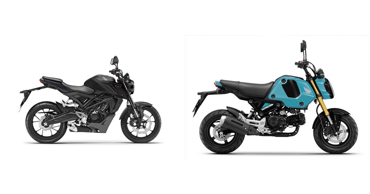 Honda CB125R 2023 vs Honda MSX125 Grom 2023