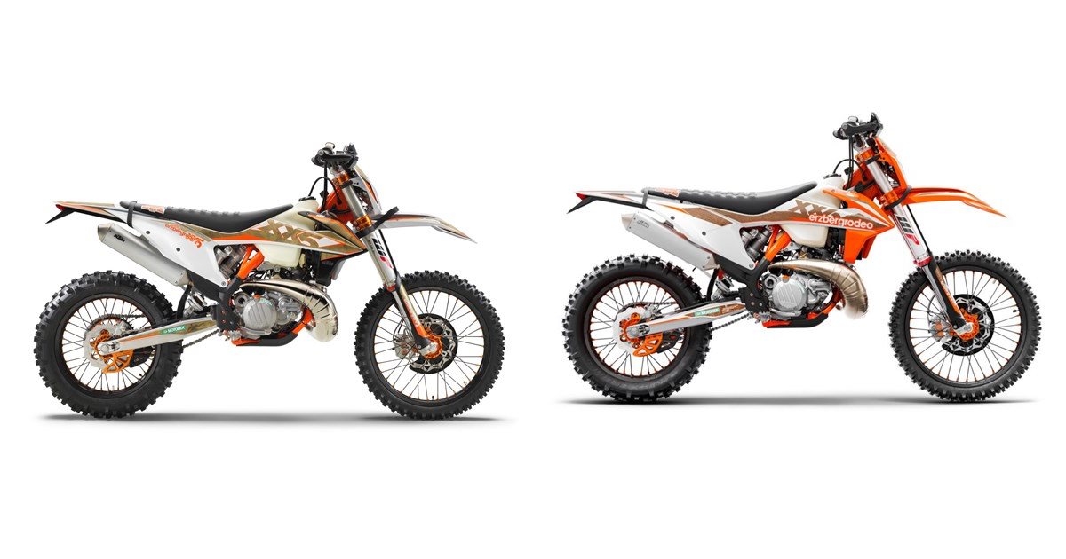 KTM 300 EXC TPI Erzberg Edition 2020 vs KTM 300 EXC TPI Erzberg Edition 2021