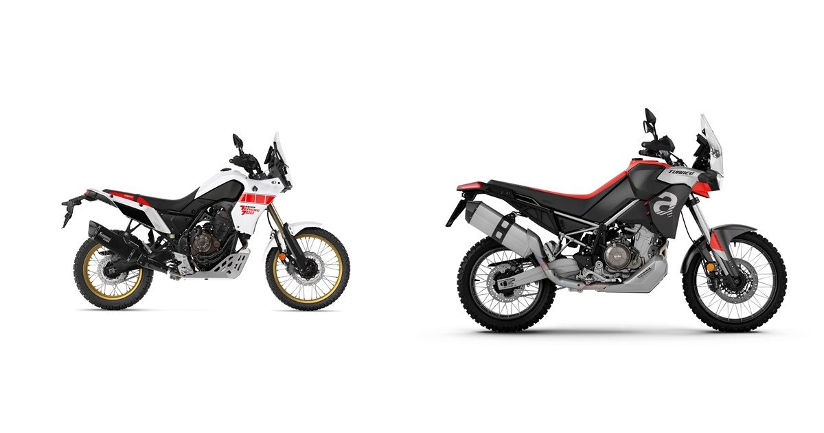 Motorrad Vergleich Yamaha Tenere 700 Rally Edition 2023 vs. Aprilia ...
