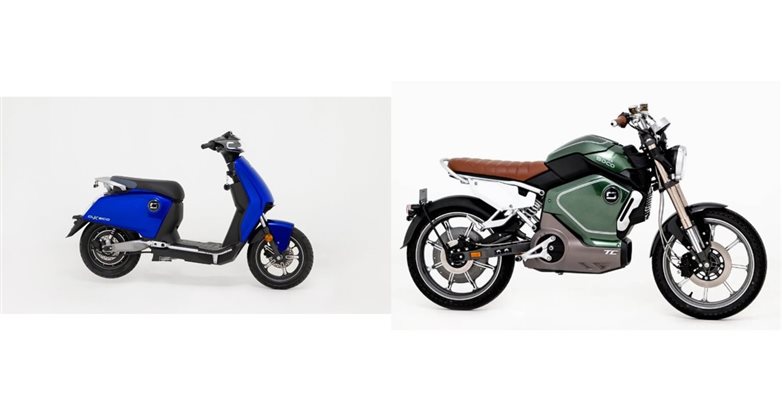 Motorrad Vergleich Super Soco CUx ECO 2022 vs. Super Soco TC ECO 2022