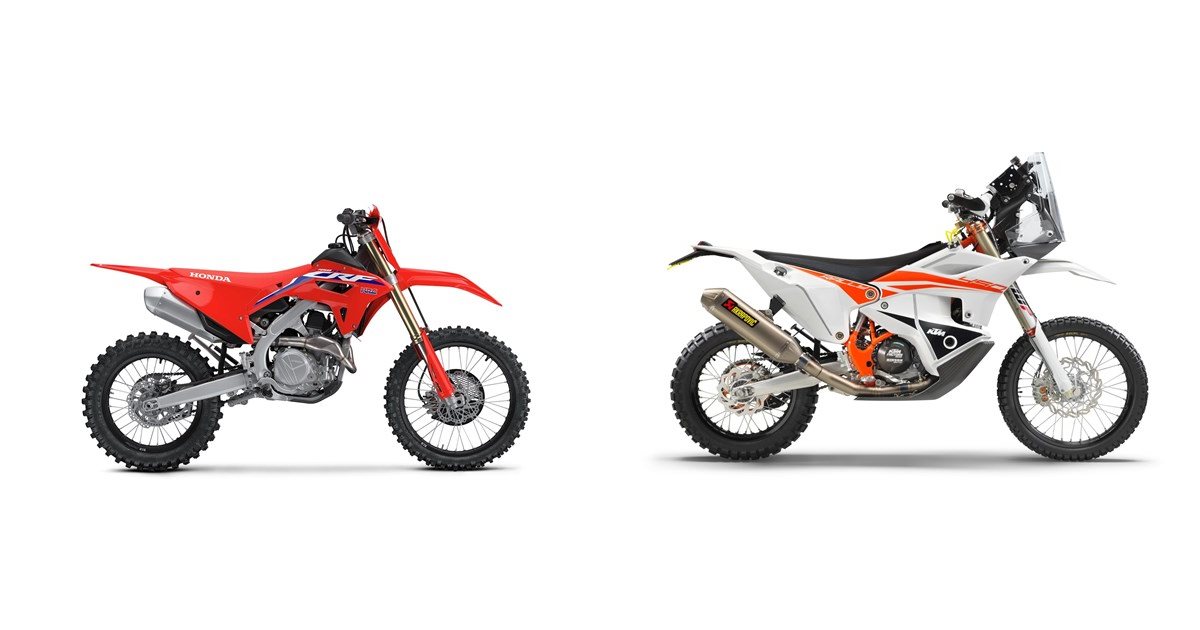 450 Rse Vs R1 Motorrad Vergleich Honda CRF 450 RX 2021 vs. KTM 450 Rally 2020