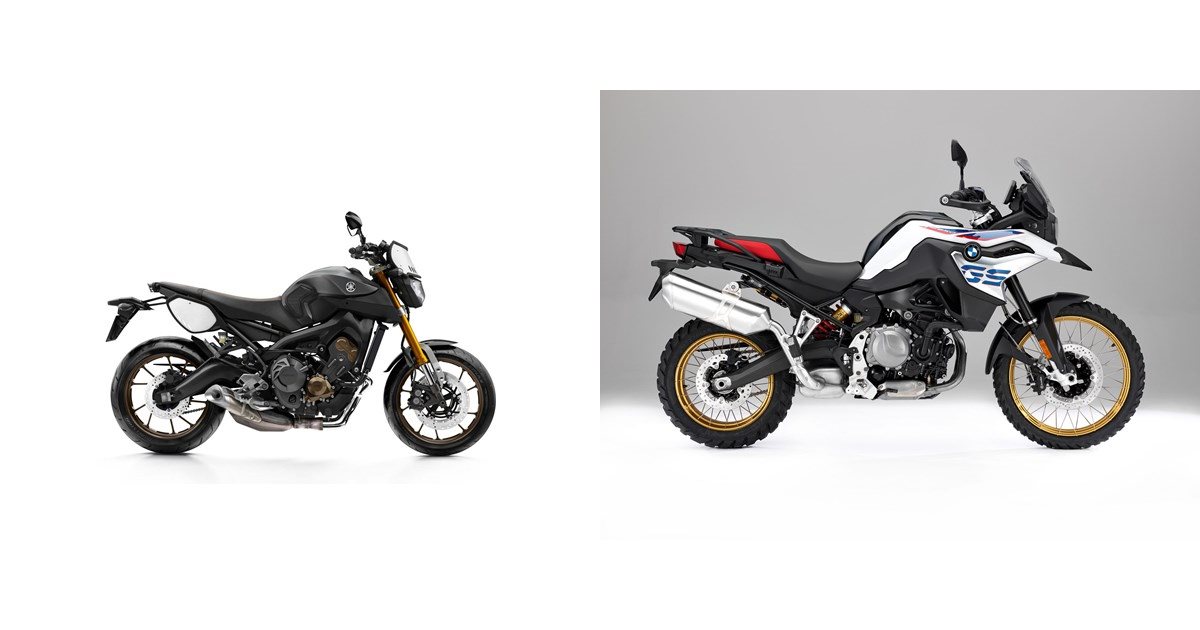 Yamaha MT-09 Sport Tracker 2016 vs BMW F 850 GS 2018