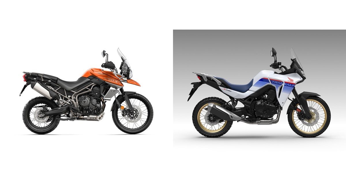 Triumph Tiger 800 XCA 2019 vs Honda XL750 Transalp 2023