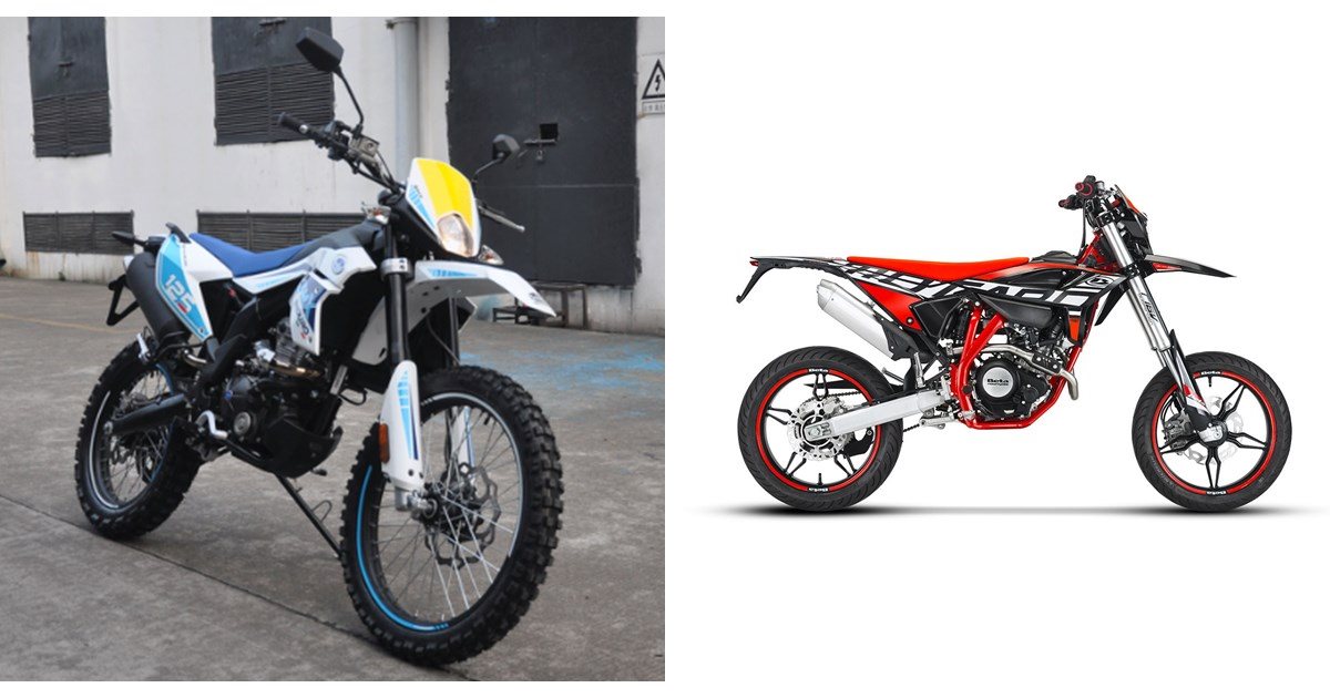 Motorrad Vergleich FB Mondial SMX 125i Enduro 2018 Vs Beta RR Motard