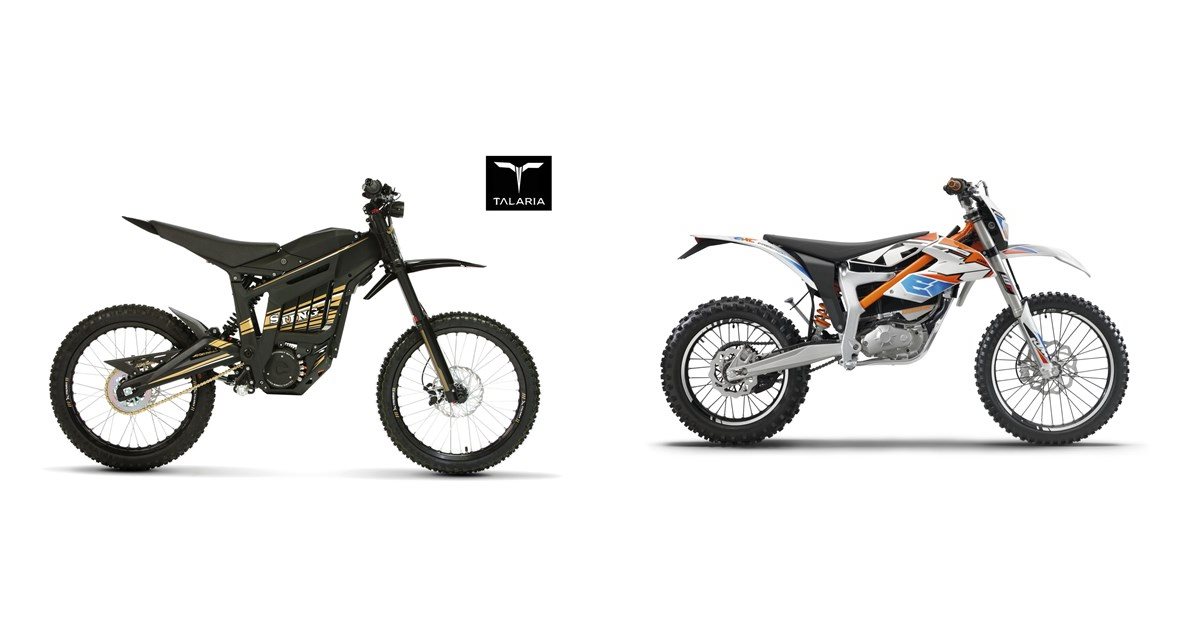 Motorrad Vergleich Talaria Sting 2022 vs. KTM Freeride EXC 2015