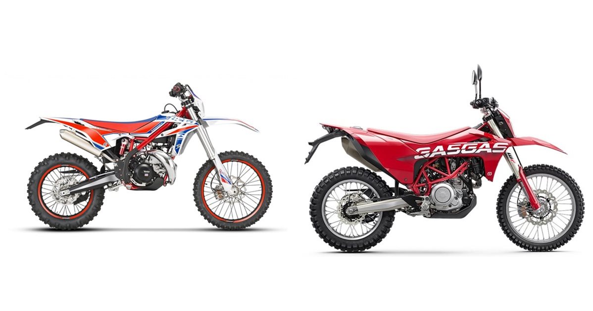 Motorrad Vergleich Beta Xtrainer 300 2022 vs. GASGAS ES 700 2023