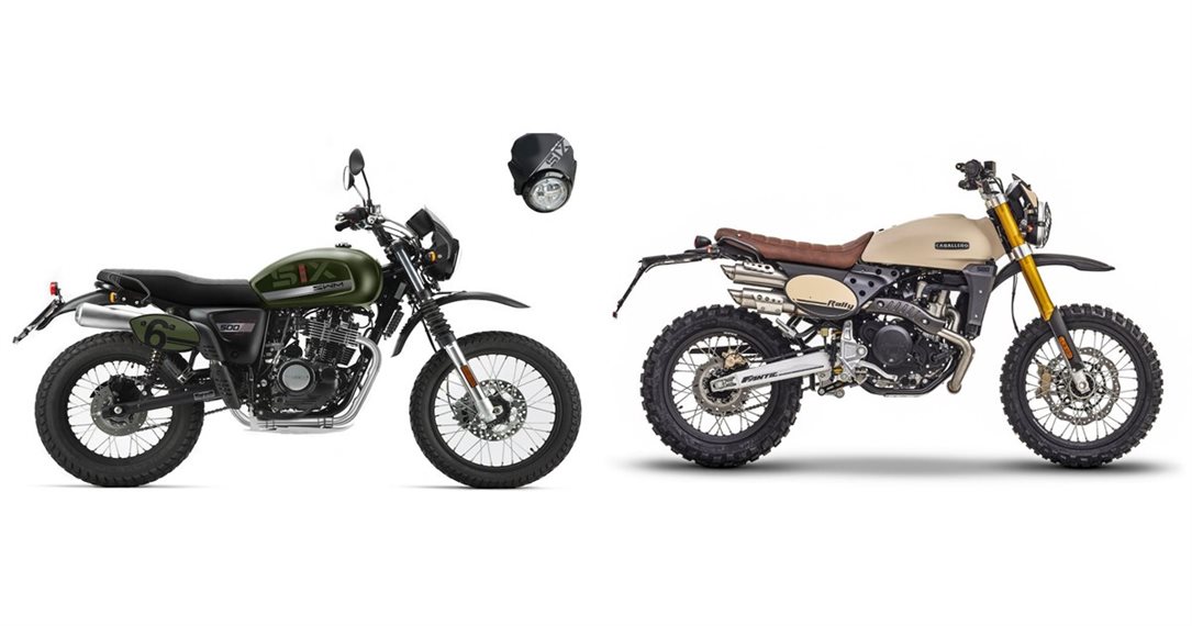 SWM Six Days 500 2022 vs Fantic Caballero Rally 500 2022