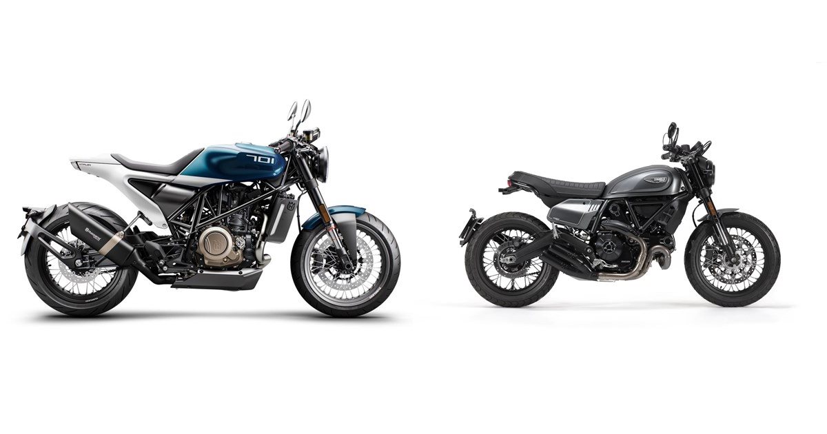 Husqvarna Vitpilen 701 2020 vs Ducati Scrambler Nightshift 2022