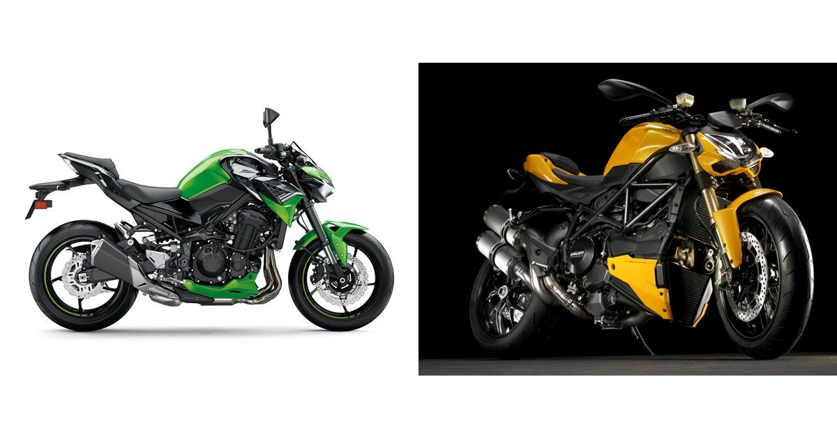 Kawasaki Z900 2020 vs Ducati Streetfighter 848 2013
