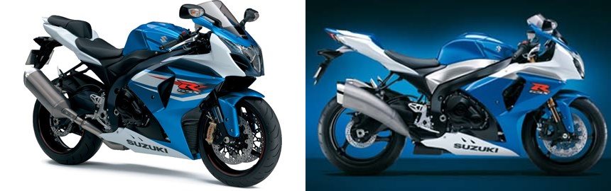 Motorrad Vergleich Suzuki GSX-R 1000 2013 vs. Suzuki GSX-R 1000 2009