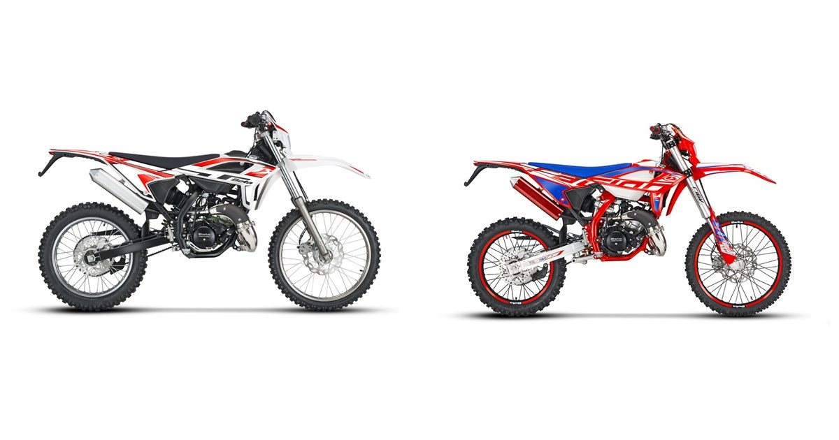 Motorrad Vergleich Beta RR 2T 50 2023 vs. Beta RR 50 Racing 2022