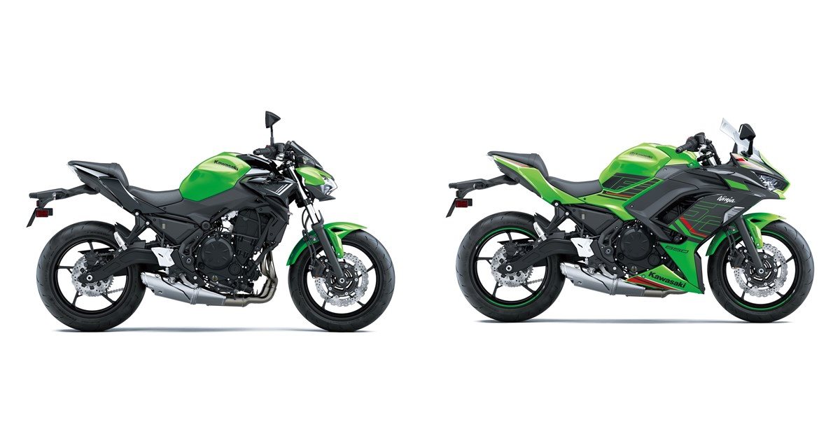 Kawasaki Z650 2020 vs Kawasaki Ninja 650 2023