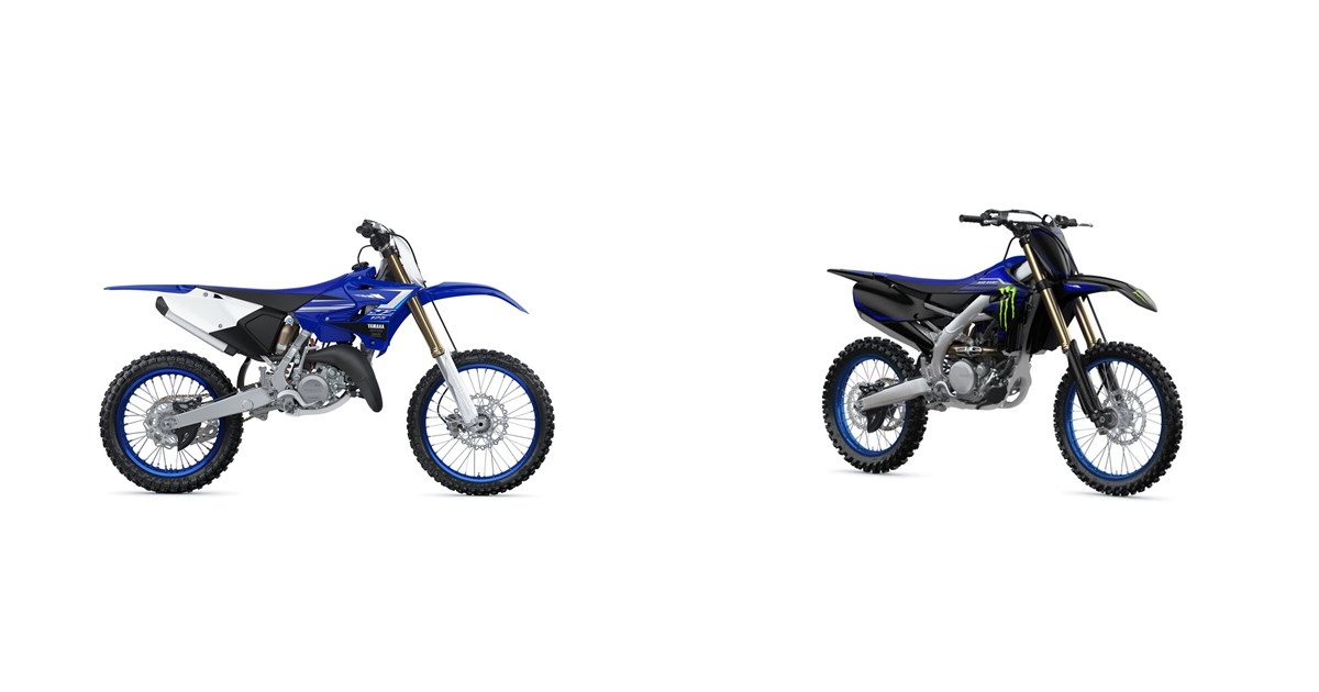 Yamaha YZ 125 LC 2020 vs Yamaha YZ250F Monster Energy Edition 2023