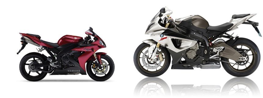 Motorrad Vergleich Yamaha R1 2005 vs. BMW S 1000 RR 2010