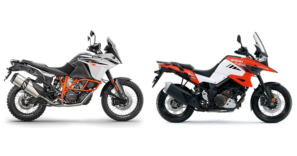 Motorrad Vergleich KTM 1090 Adventure R 2017 vs. Suzuki VStrom 1050 XT