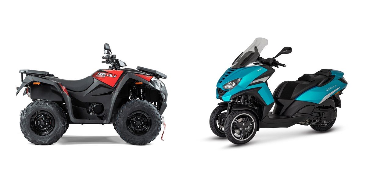 Motorrad Vergleich Kymco Mxu I Abs T B Vs Peugeot Metropolis Allure