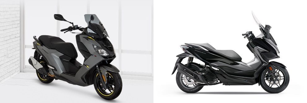 honda forza 125 vs peugeot pulsion