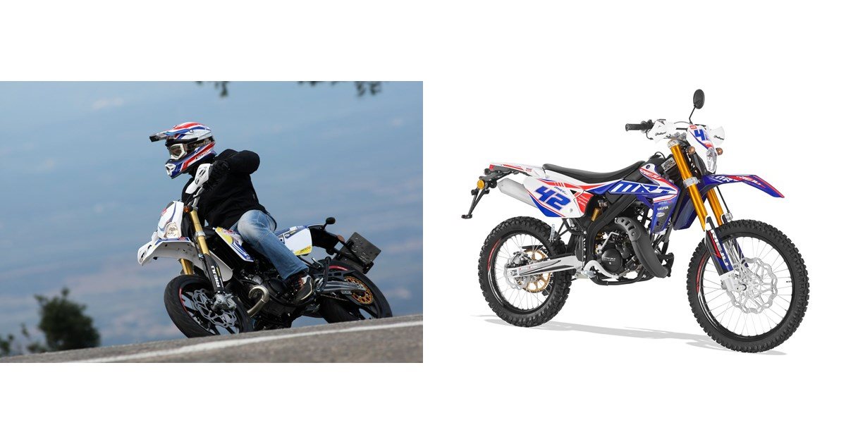 Motorrad Vergleich Rieju MRT Freejump 50 Supermoto 2019 vs. Rieju 