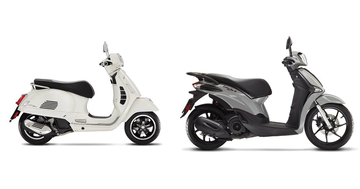 Motorrad Vergleich Vespa Gts 125 Super 2022 Vs Piaggio Liberty 125 S 2023