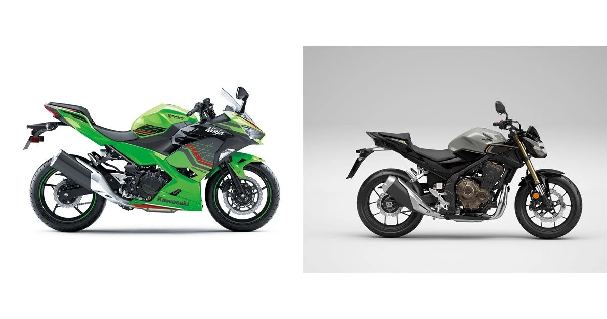 Kawasaki Ninja 400 2023 vs Honda CB500F 2023 Kawasaki Ninja 400 2023 vs Honda CB500F 2023