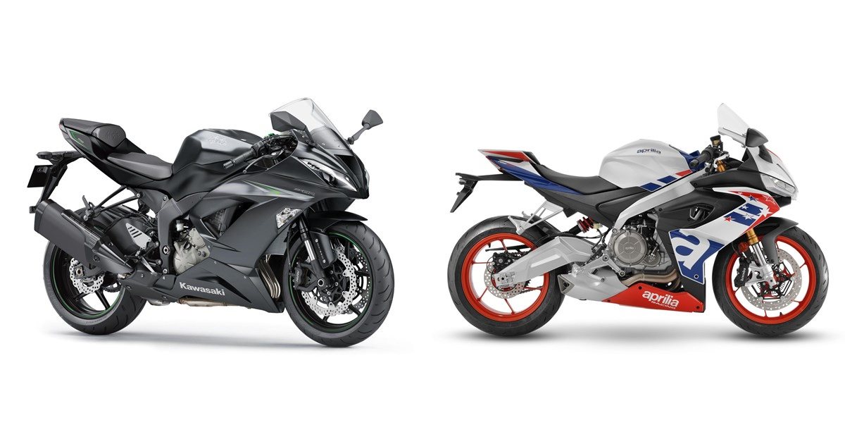 Kawasaki Ninja ZX-6R 636 2017 vs Aprilia RS 660 Limited Kawasaki Ninja ZX-6R 636 2017 vs Aprilia RS 660 Limited