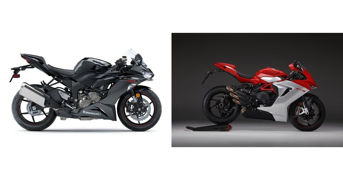Kawasaki Ninja ZX-6R 2020 vs MV Agusta F3 800 2020