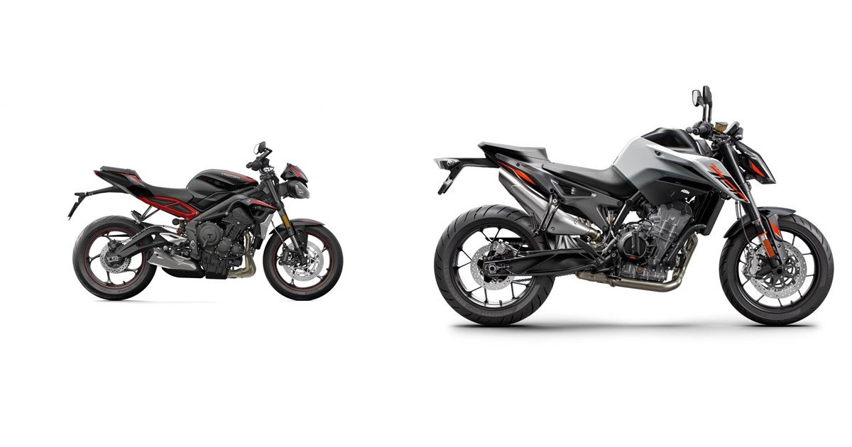 Triumph Street Triple R Low 2021 vs KTM 790 Duke 2023