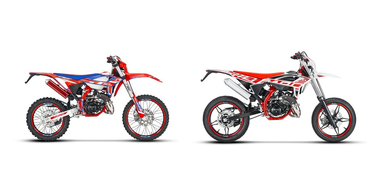 Motorrad Vergleich Beta RR 50 Racing 2023 vs. Beta RR 50 Motard Sport 2022