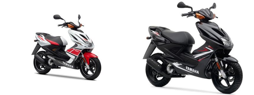 Motorrad Vergleich Yamaha Aerox R 2012 vs. Yamaha Aerox R 2009