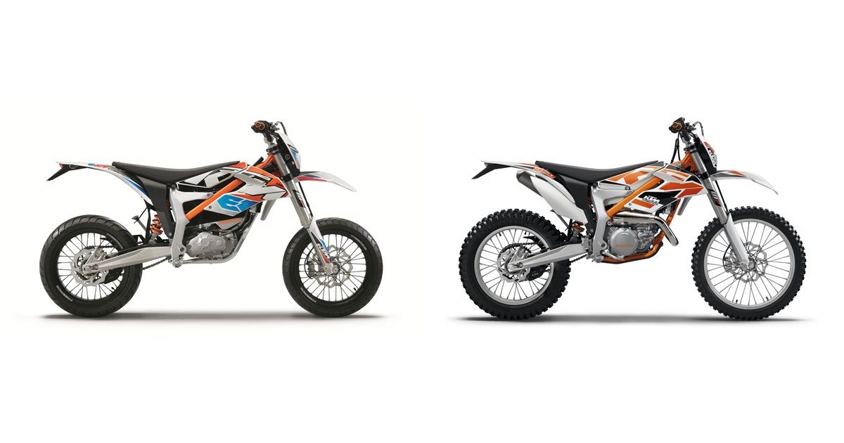 Motorrad Vergleich KTM Freeride ESM 2015 vs. KTM Freeride 250 R 2017