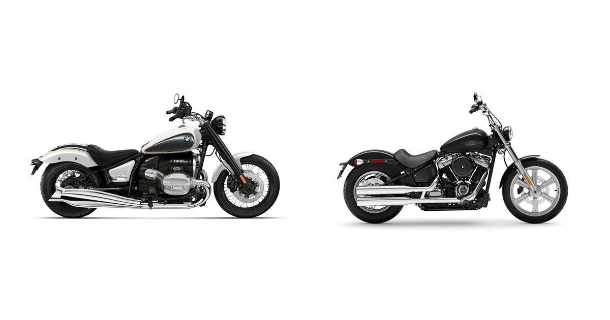 Motorrad Vergleich BMW R 18 2023 Vs. Harley-Davidson Softail Standard ...