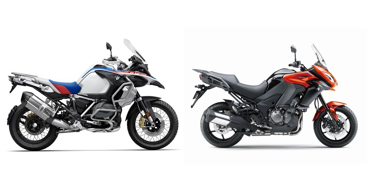 bmw gs 1250 vs kawasaki versys 1000