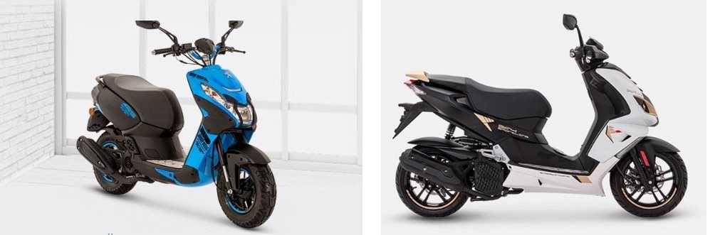 Motorrad Vergleich Peugeot Streetzone Naked Vs Peugeot