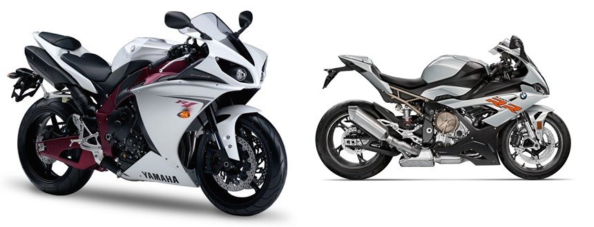 Motorrad Vergleich Yamaha R1 2009 vs. BMW S 1000 RR 2021