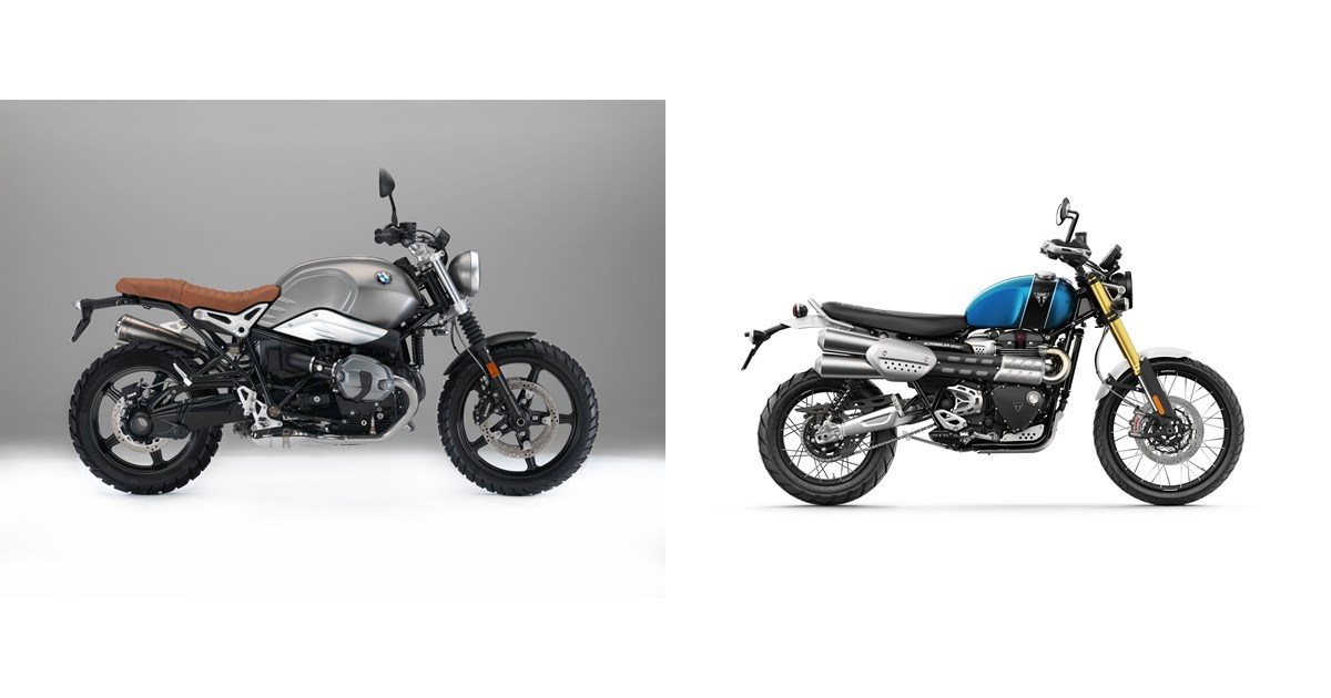 Motorrad Vergleich BMW R nineT Scrambler 2020 vs. Triumph Scrambler ...