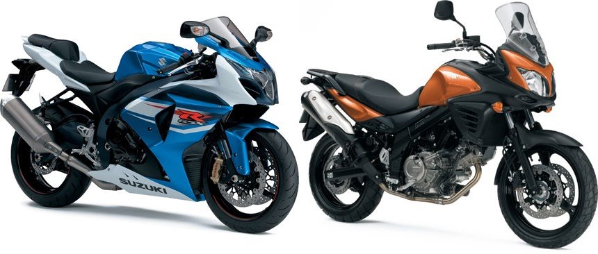 Gsx R 650 Motorrad Vergleich Suzuki GSX-R 1000 2013 vs. Suzuki V-Strom 650 2012