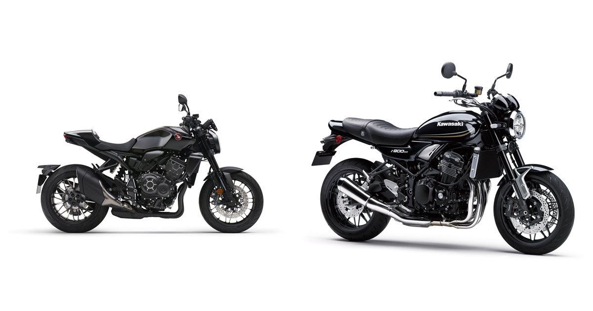 Motorrad Vergleich Honda CB1000R Black Edition 2022 Vs. Kawasaki Z900 ...