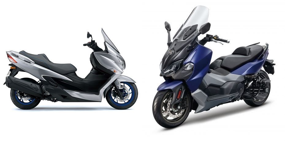 Motorrad Vergleich Suzuki Burgman 400 2022 Vs Sym Maxsym Tl 2022