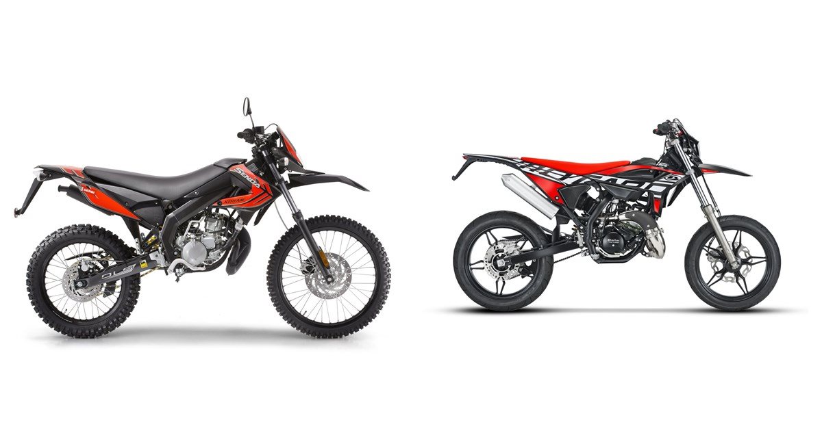 Motorrad Vergleich Derbi Senda Drd X Treme 50 R 2015 Vs Beta Rr 50