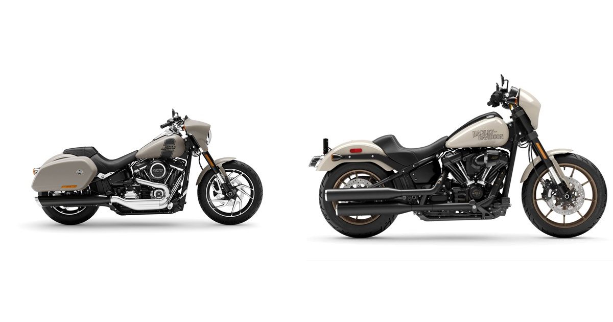Motorrad Vergleich HarleyDavidson Softail Sport Glide FLSB 2023 vs