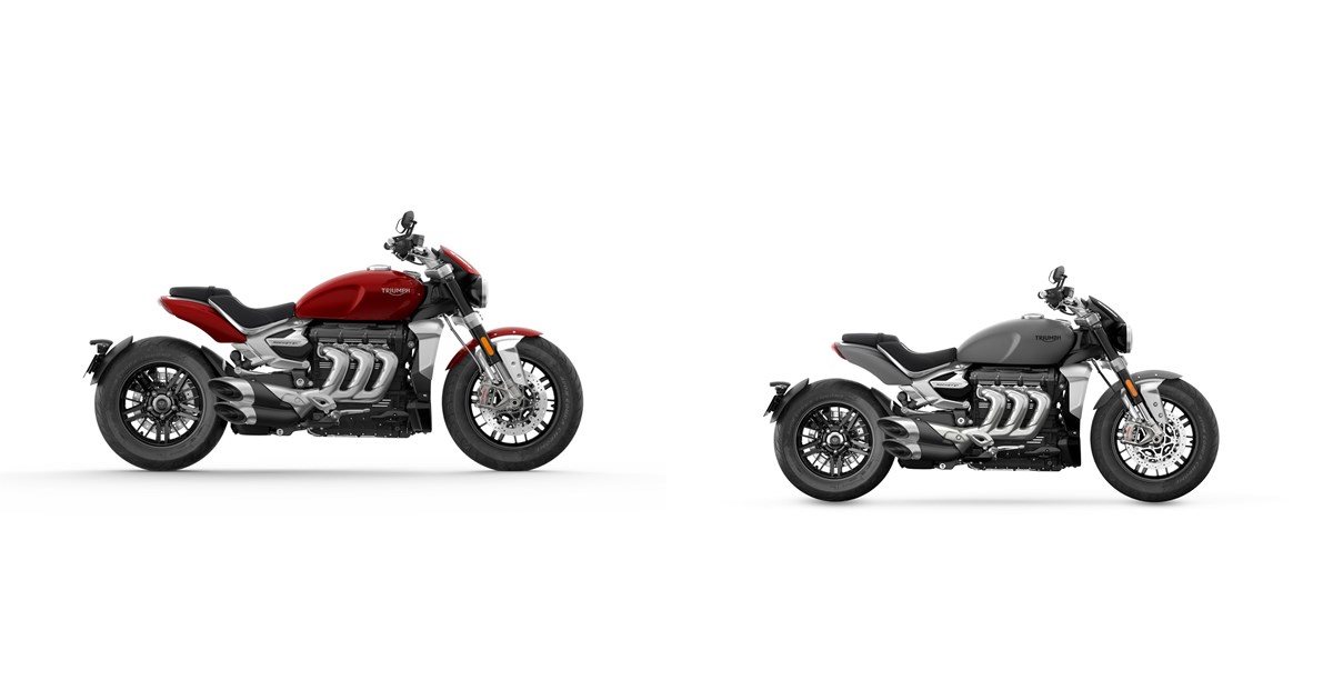 Motorrad Vergleich Triumph Rocket 3 R 2020 vs. Triumph Rocket 3 R 2023