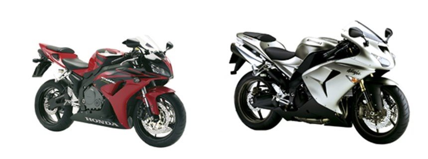 Honda CBR1000RR Fireblade 2006 vs Kawasaki Ninja ZX-10R 2006