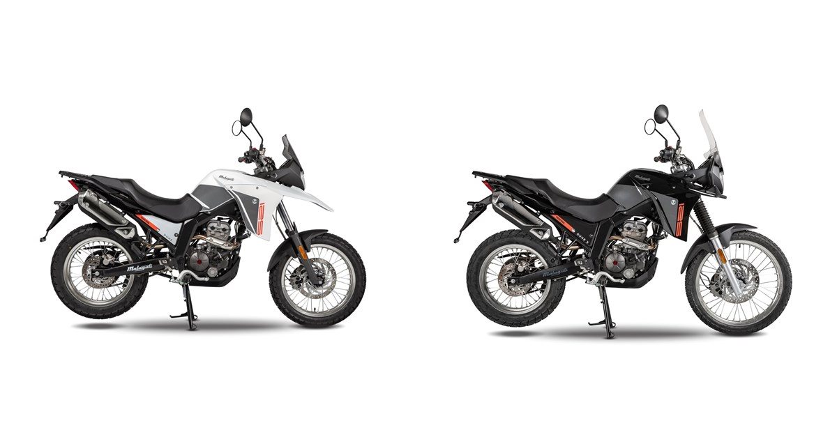 Motorrad Vergleich Malaguti Dune 125 Adventure 2023 Vs Malaguti Dune