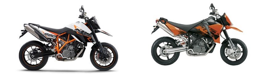 KTM 990 Supermoto R 2009 vs KTM 990 Supermoto R 2009