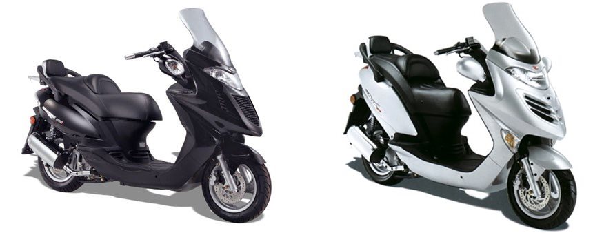 Motorrad Vergleich Kymco Grand Dink S 125 2014 vs. Kymco Grand Dink 125 2008