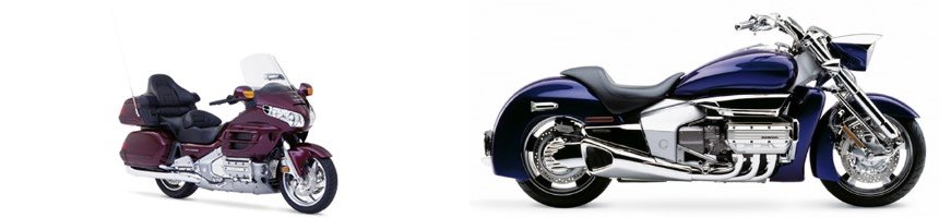 Motorrad Vergleich Honda GL 1800 Goldwing 2005 vs. Honda NRX 1800 Rune 2006