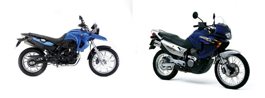 Motorrad Vergleich BMW F 650 GS 2008 vs. Honda XL 650V Transalp 2005