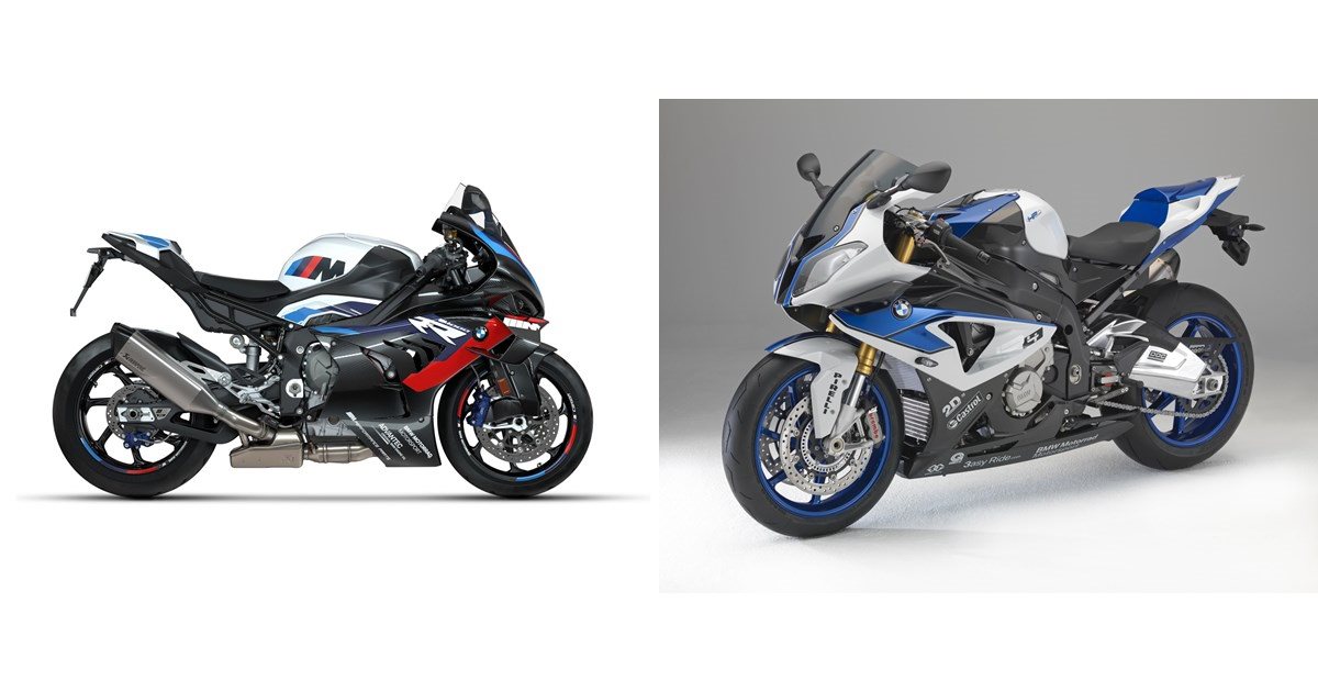 Motorrad Vergleich BMW M 1000 RR 2023 vs. BMW HP4 2013